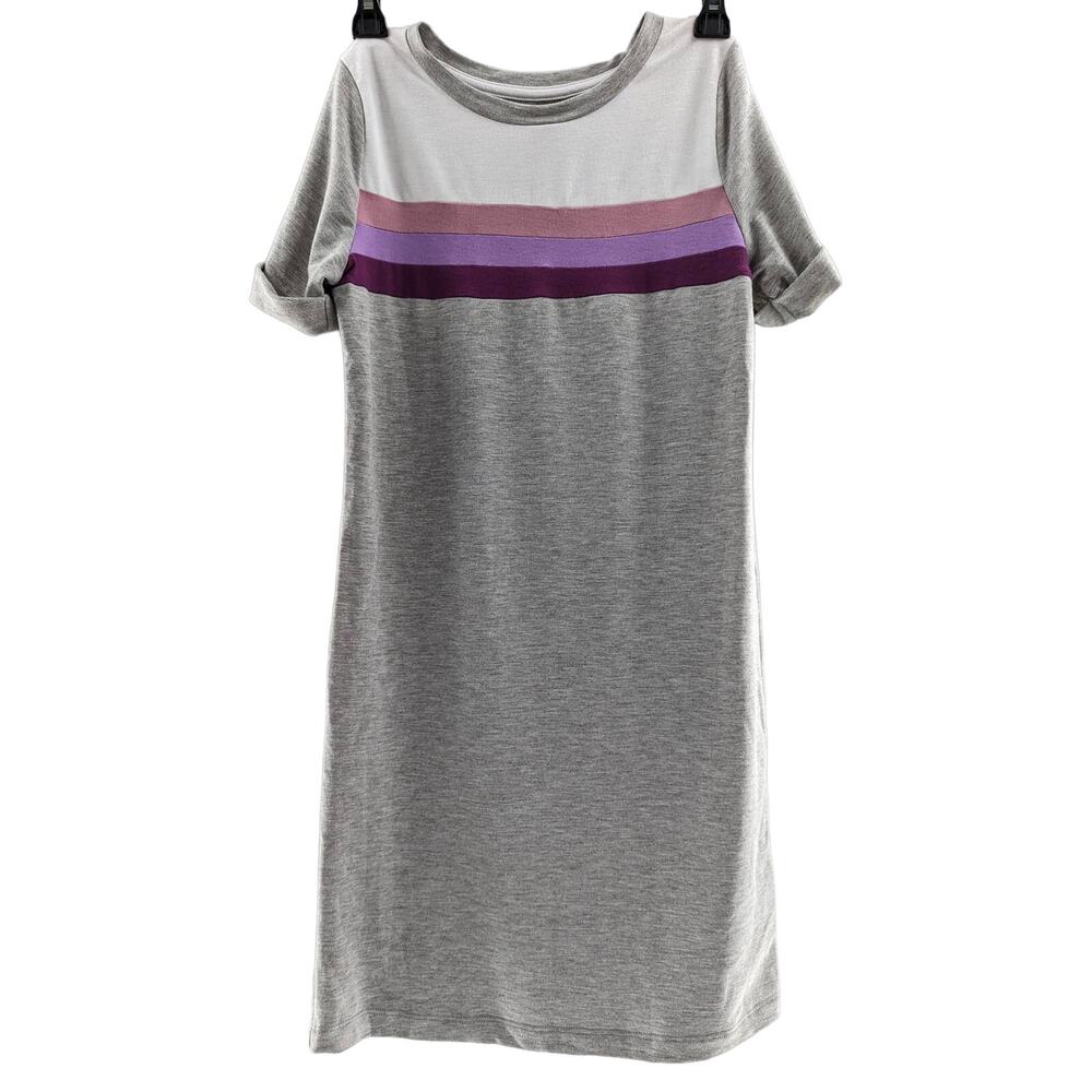 Love, Fire Girls Grey T-shirt Dress